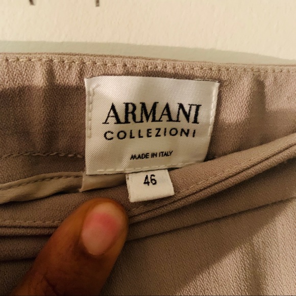 Armani Collezioni Tan Slacks - Picture 3 of 4
